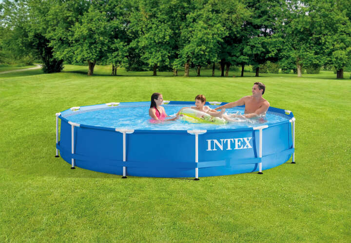 INTEX Metall Frame Pool mit GS-Pumpe